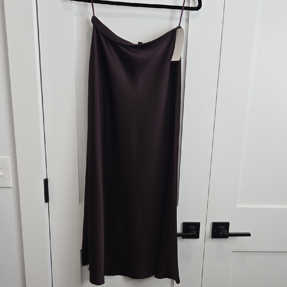 Elegant Dark Purple Women's Skirt